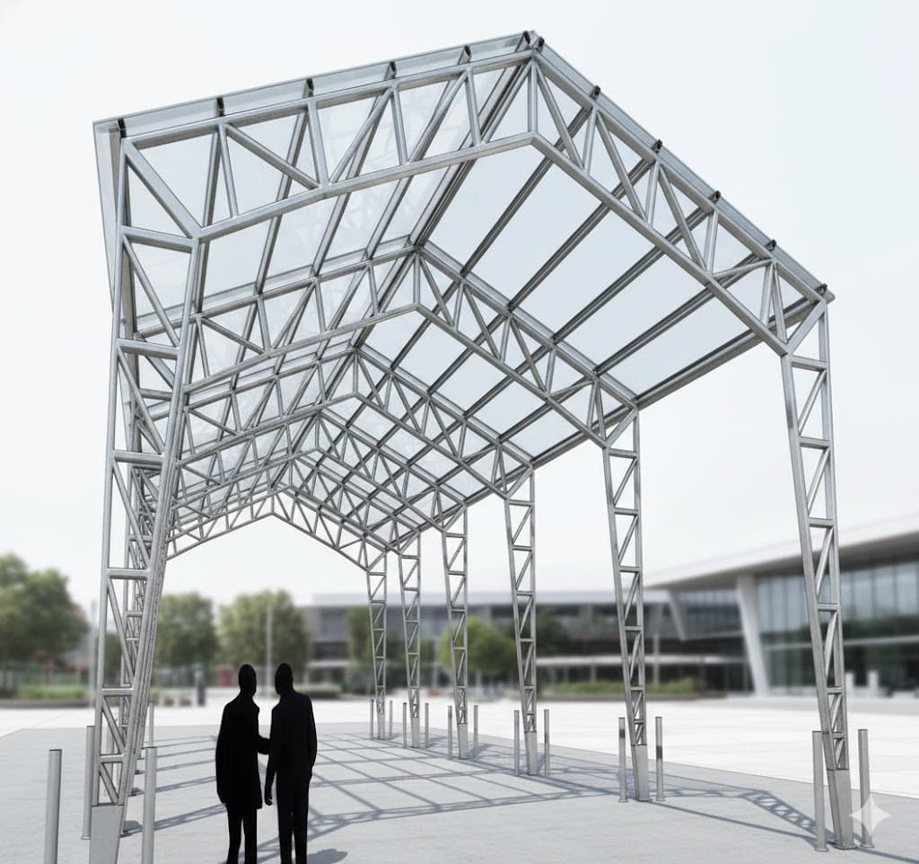 Estructura metálica industrial